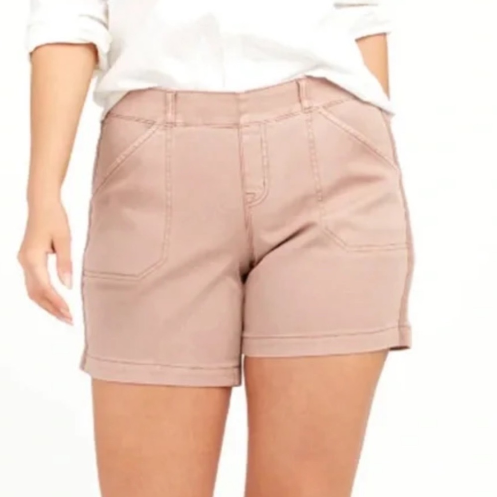 *NWT* Spanx 6” Twill Shorts Mauve